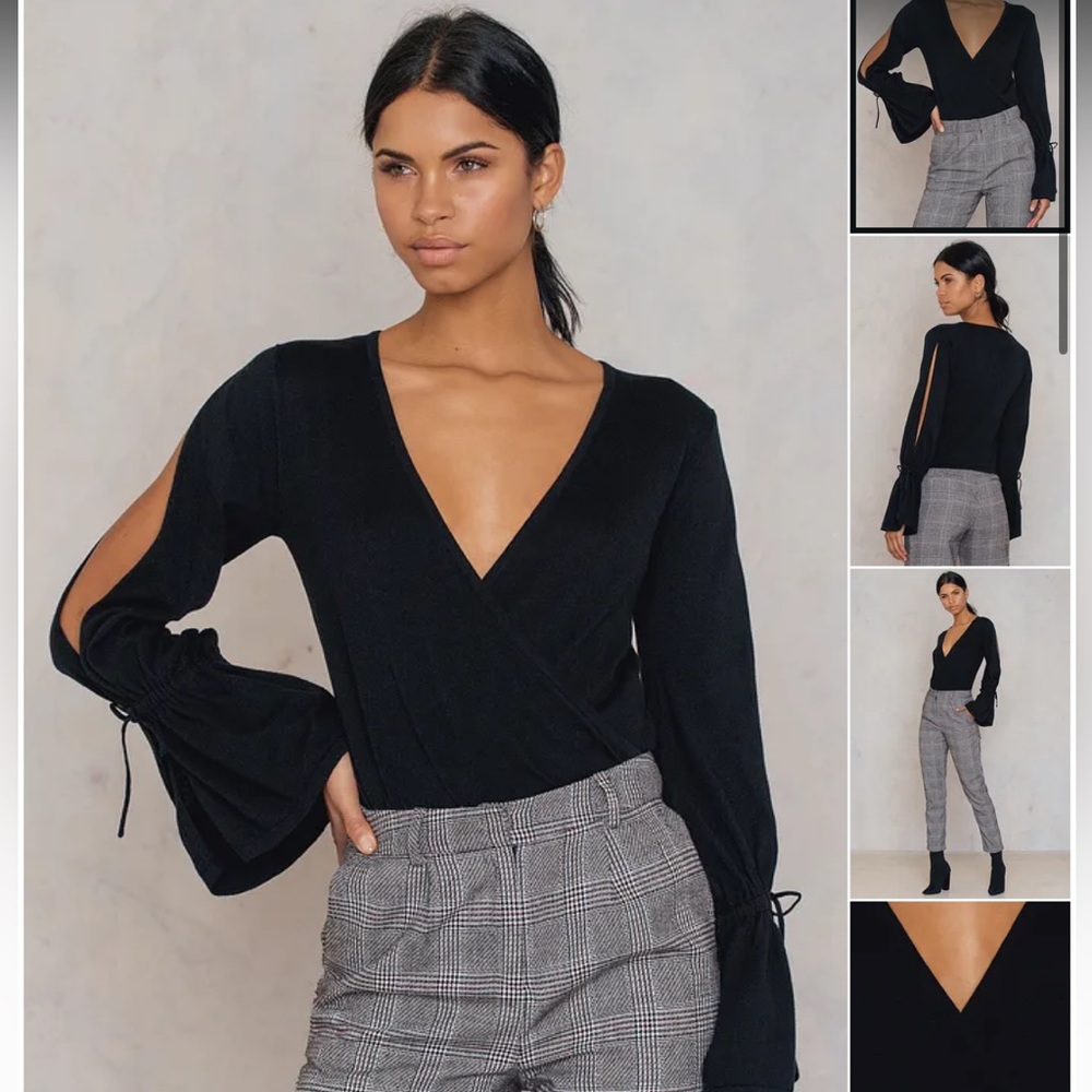 NWT MINKPINK Chateau Wrap Sweater